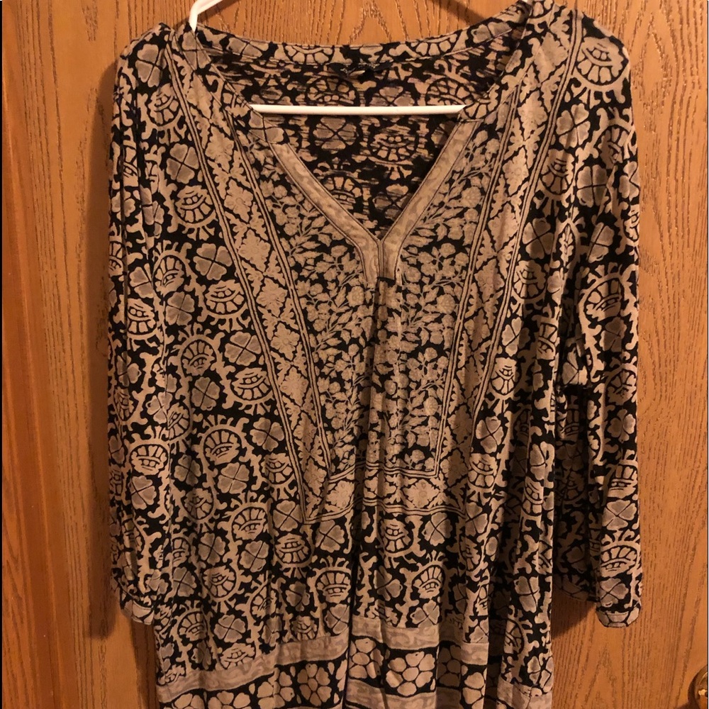 Lucky Brand 3/4 sleeve top